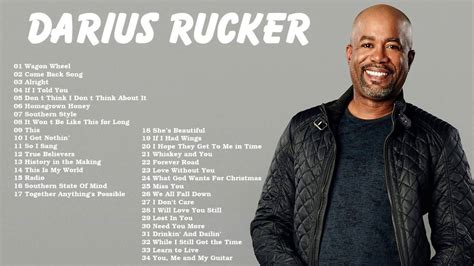 Dec 4, 2020 · Enjoy this Darius Rucker Official Music Video Playlist, from Vevo. 